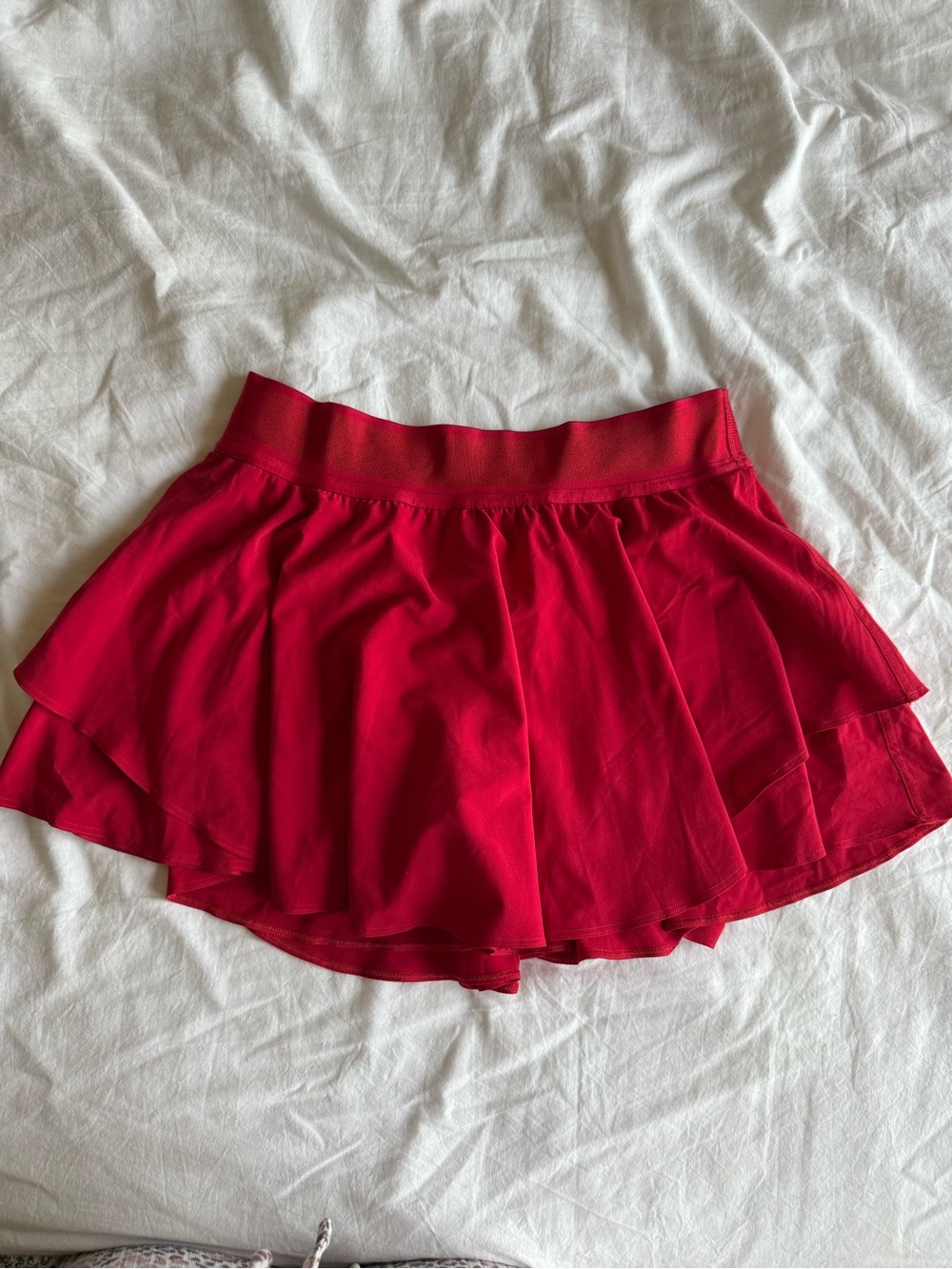 lululemon athletica Red Layered Skater Skirt